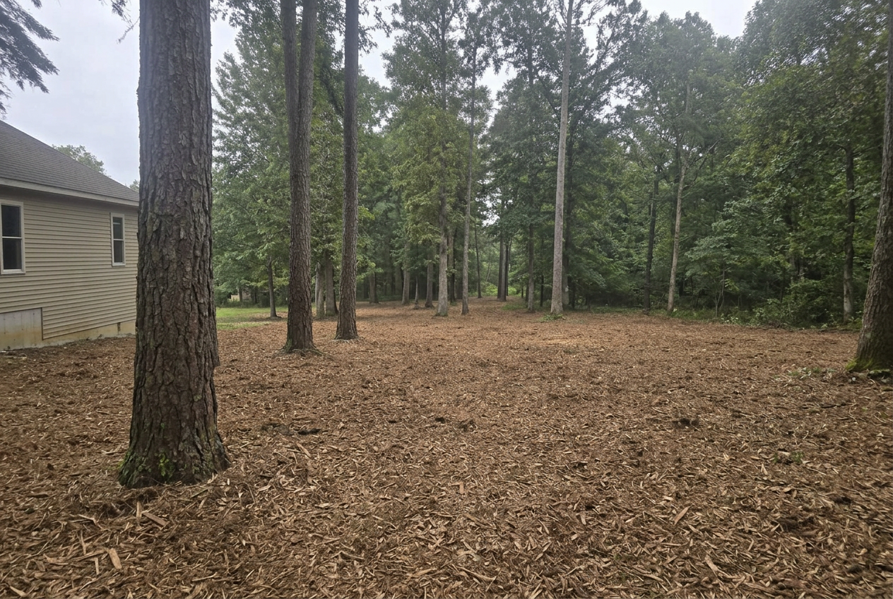 Same property after Brush Busters forestry mulching